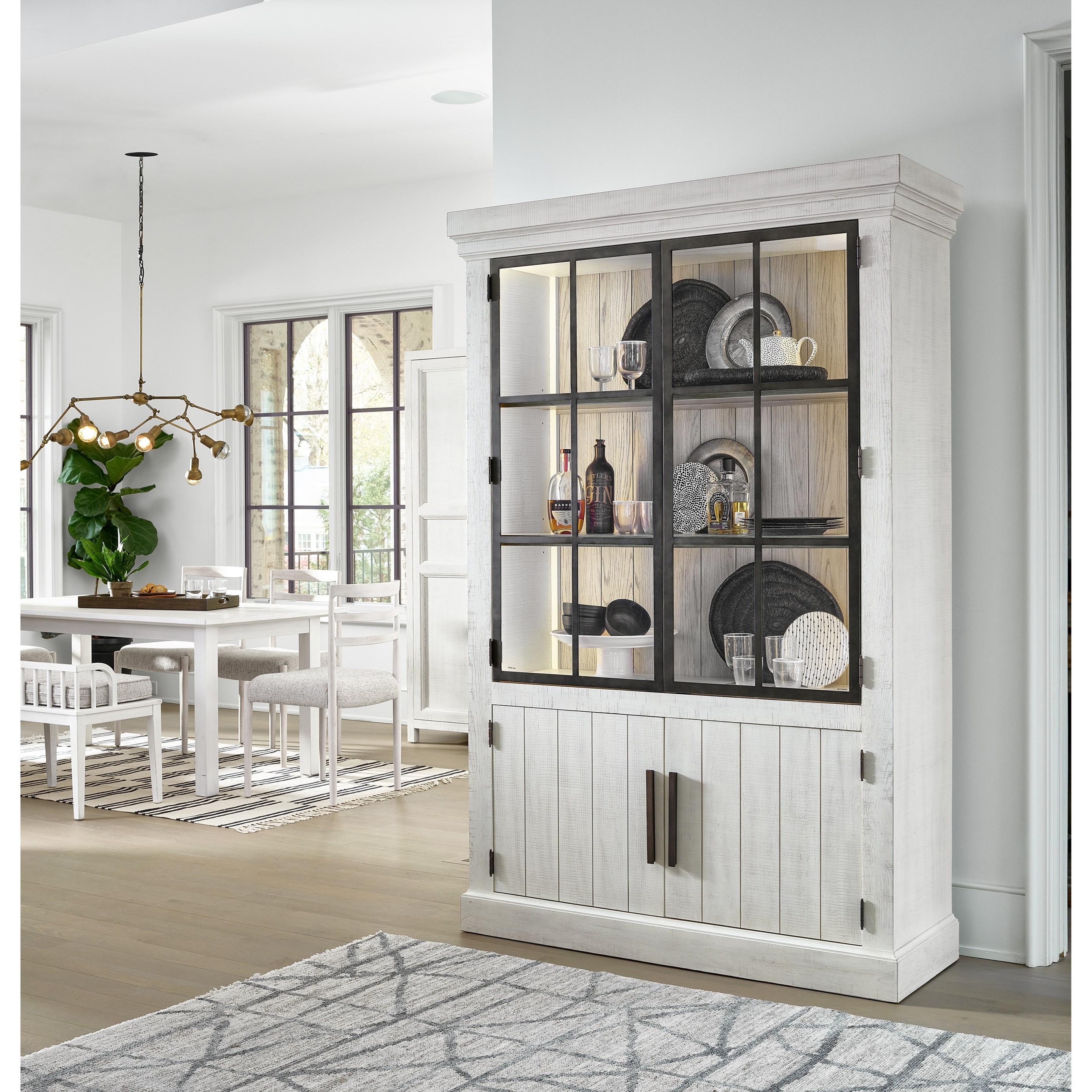 Universal Modern Farmhouse Farmhouse Huntley Display with